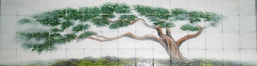 Custom Made Landscape Tile Murals