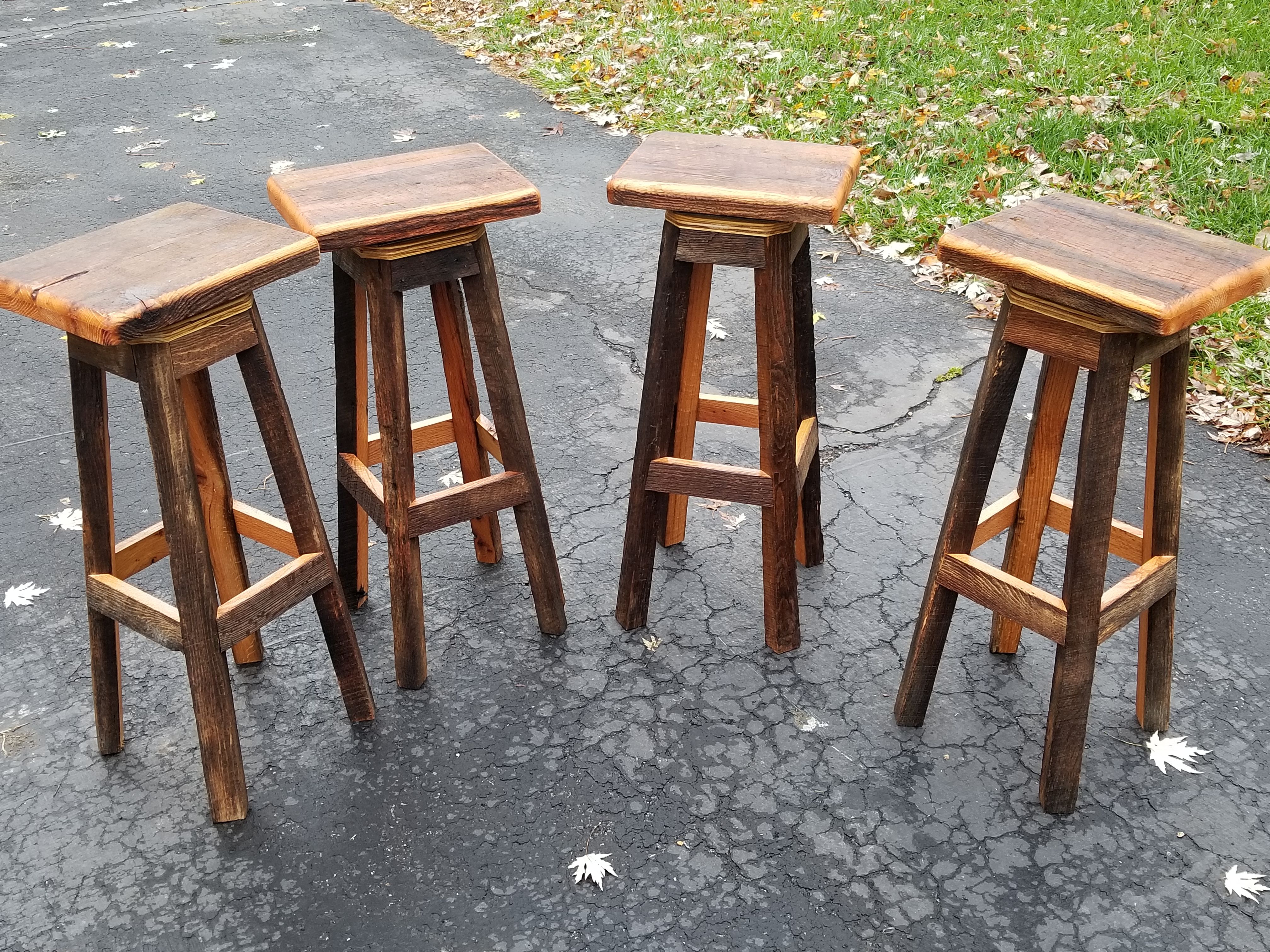 Wooden on sale bar stools