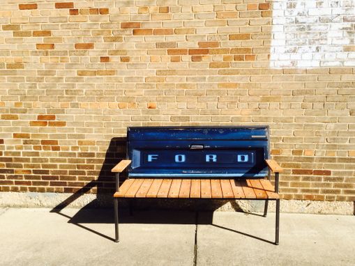 Custom Made Ford Tailgate Bench With Welded Steel Frame