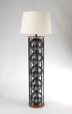 Custom Made Steel 12 Floor Lamp