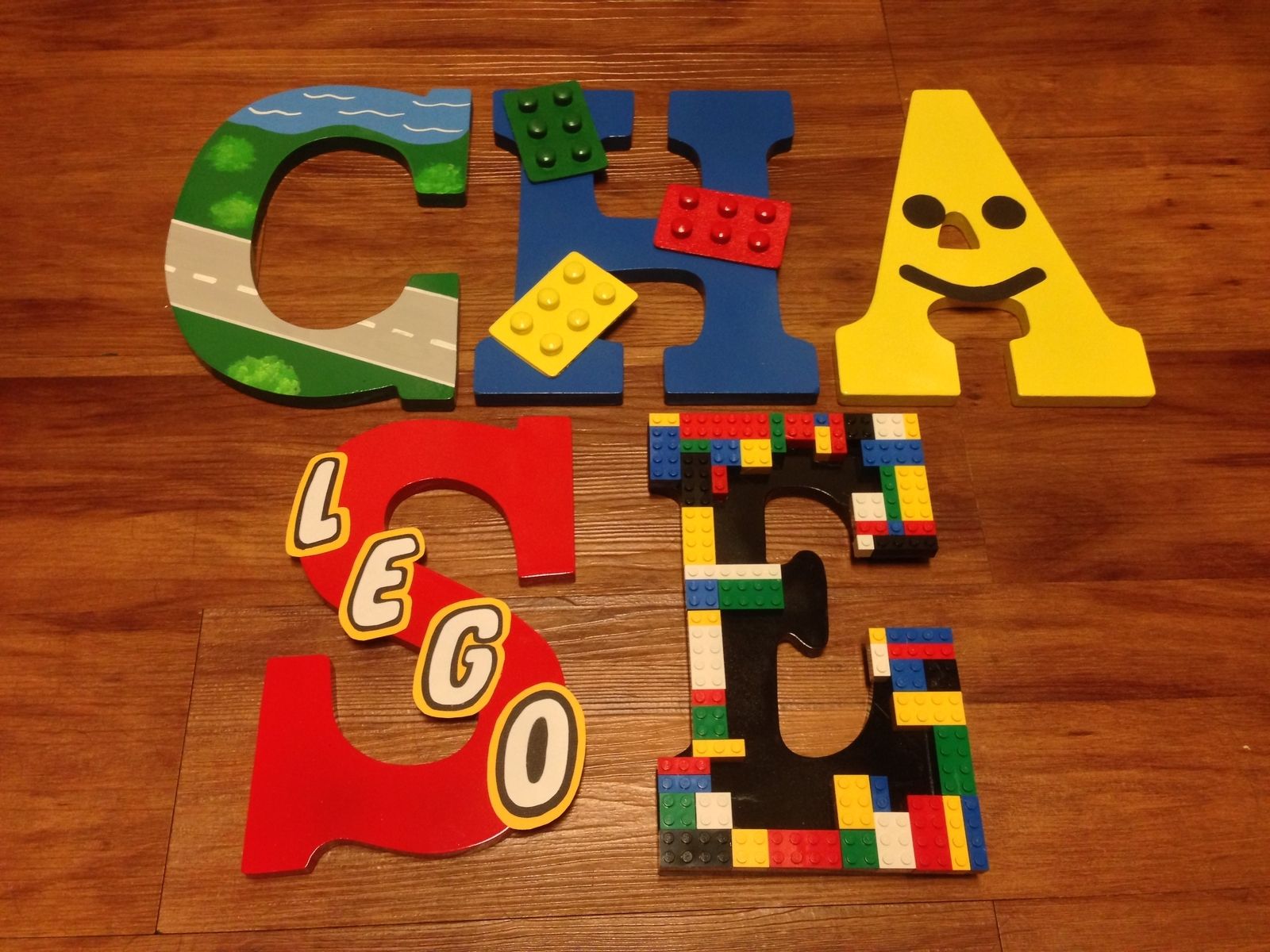 letters out of legos