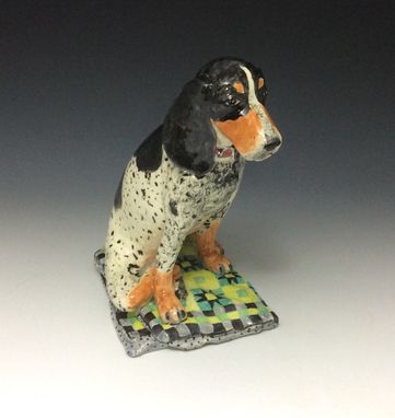 Custom Made Dog Sculpture, Pet Portraits, Sculpted In Clay