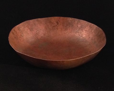 Custom Made Handmade Hammered Copper Bowl