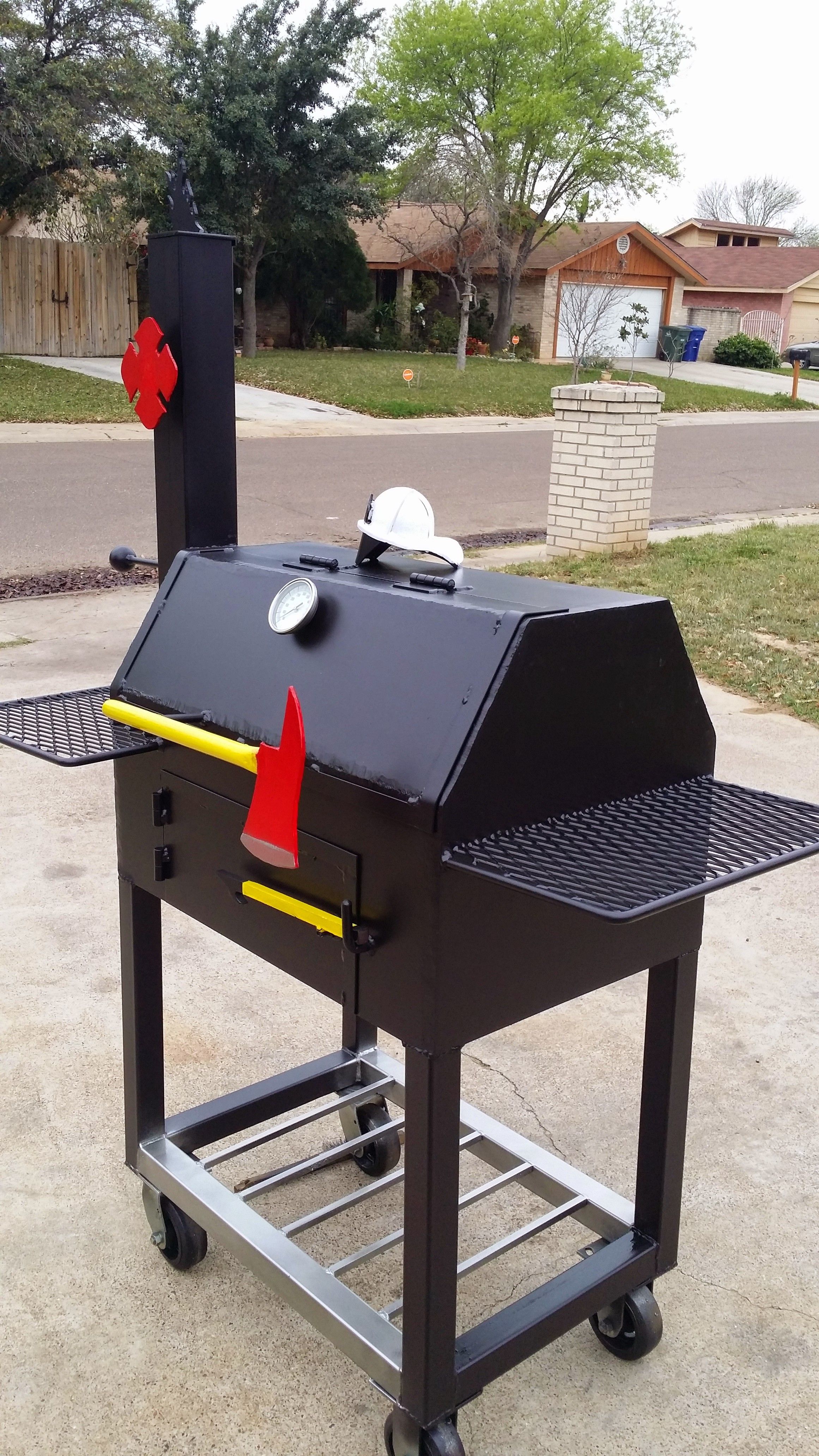 Hand Crafted Custom Themed Bbq Pit by Dirty Metal Secrets | CustomMade.com