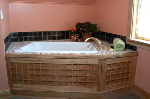 Custom Made Soaking Tub Surround