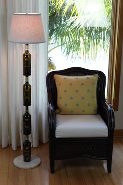 Custom Made Wine Bottle Floor Lamp