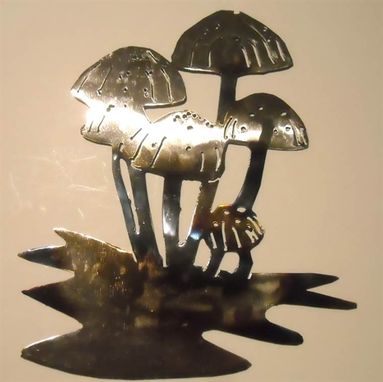Custom Made Mushroom Wall Art Sculpture