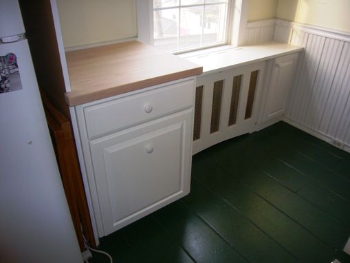 Custom Made Kitchen Cabinet And Radiator Cover
