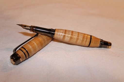 Custom Made Classic Elite Fountain Pen - Curly Maple