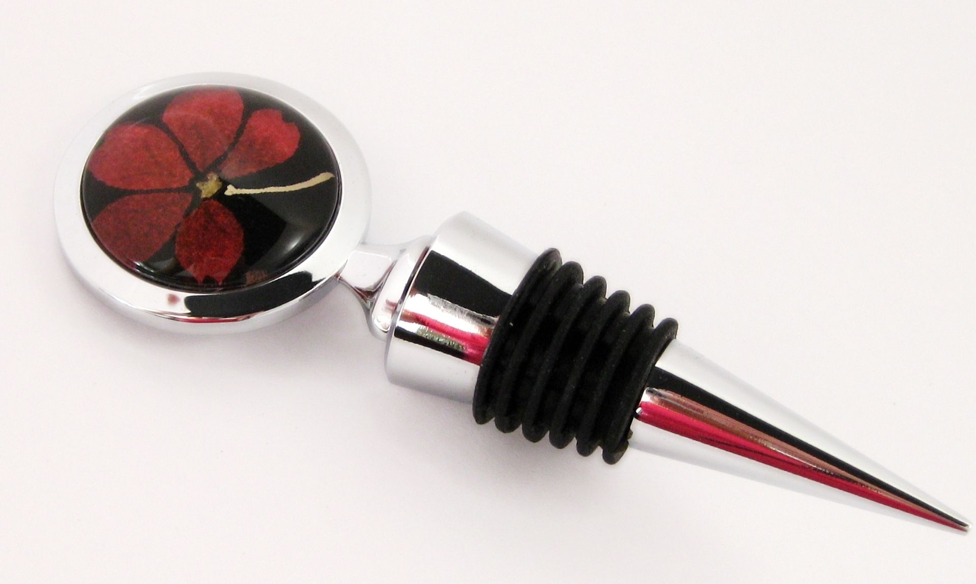 Hand Crafted Wine Stopper With Custom Design by Glassology