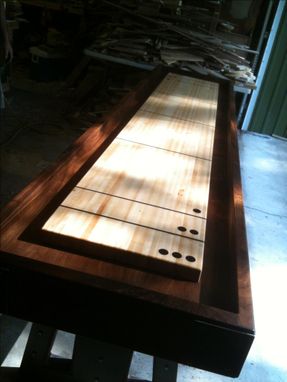 Custom Made 12 Ft Shuffleboard Table