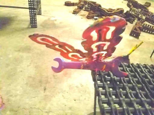 Custom Made Repurposed Wrench Dragonfly Garden Stake By Raymond Guest