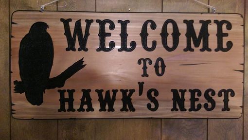 Custom Made 12x24 Rustic Redwood Signs Made To Order