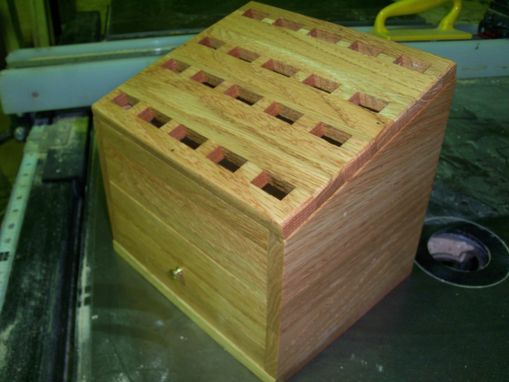 Custom Made Watch Display With Drawer