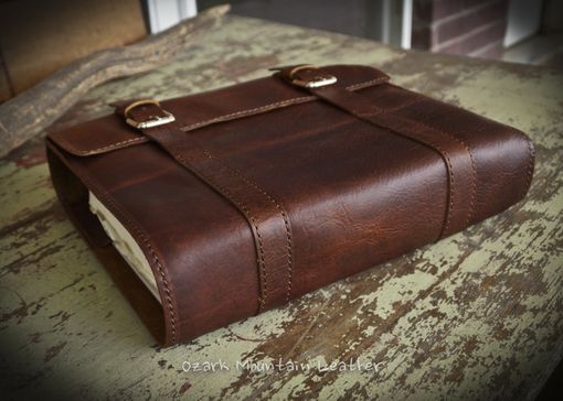 Custom Made Custom Bison Leather Book Cover Or Bible Cover