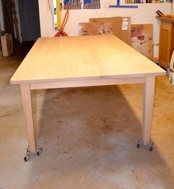 Custom Made Dining Table W Benches