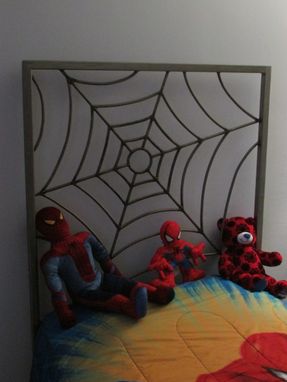Custom Made Spider Web Headboard & Footboard
