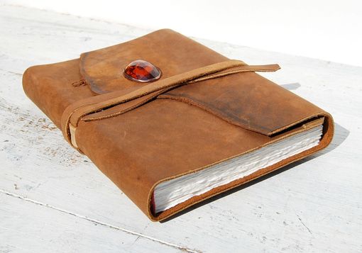 Custom Made Leather Journal Custom Handmade Travel Diary Adventure Watercolor Art Notebook (092)
