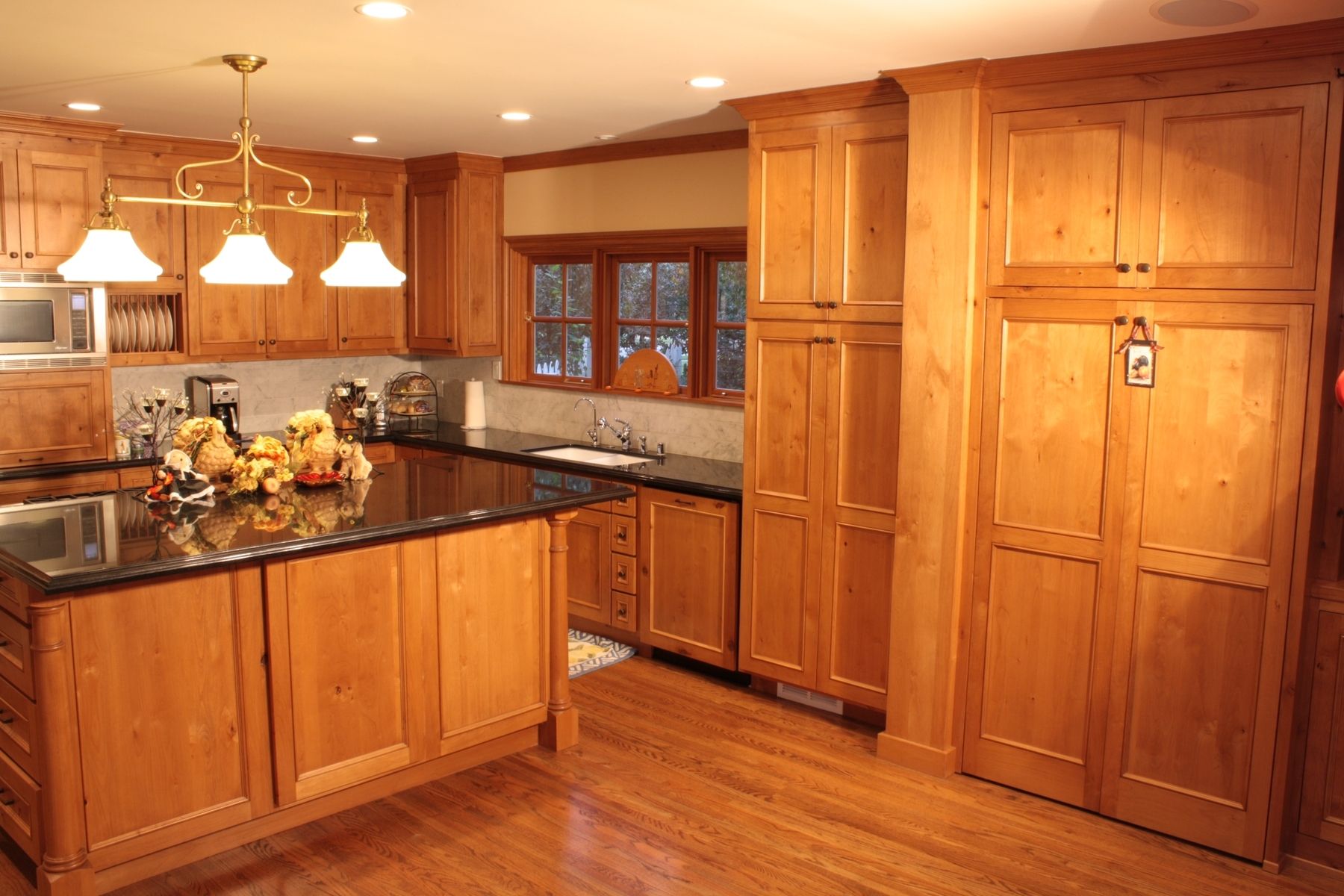 Hand Made Knotty Pine Kitchen And Entertainment Center by Cabinet