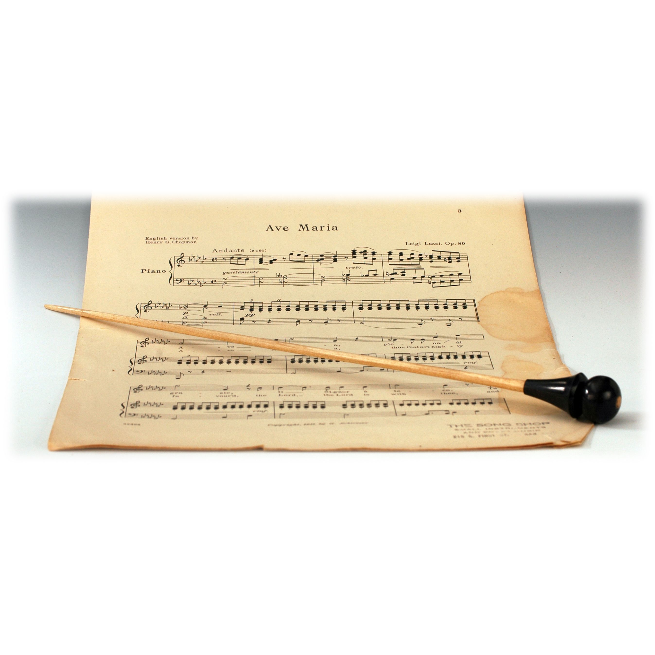 Hand Crafted Conductor's Batons by ShopDog Turnery
