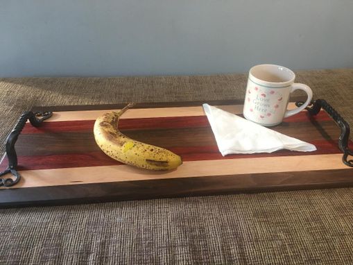 Custom Made Exotic Wood Serving Tray