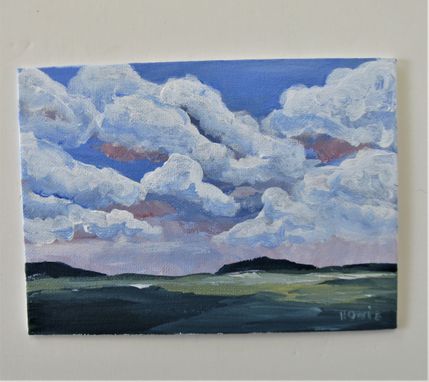 Custom Made Original Acrylic Impressionist Landscape Painting, 5" X 7"