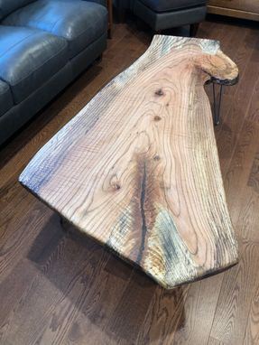 Custom Made Live Edge And Epoxy River Tables