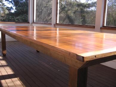 Custom Made Cedar Dining Table