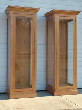 Custom Made Oak Display Towers