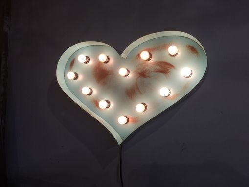 Custom Made Heart Marquee Light