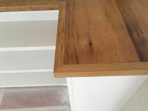 Custom Made Reclaimed Oak Countertops