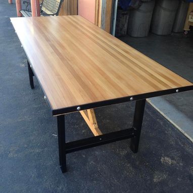 Custom Made Butcher Block Conference Communal Table