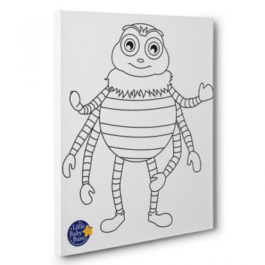 Custom Made Little Baby Bum Incy Kids Room Coloring Canvas Wall Art