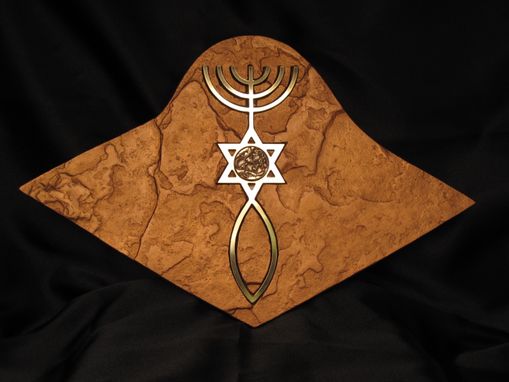 Custom Made Brass Messianic Symbol.