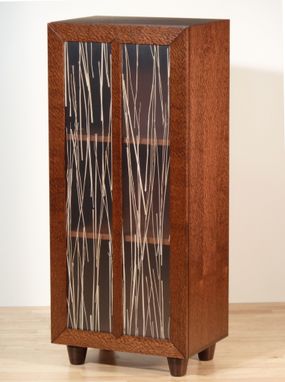 Custom Made Lacewood Cabinet
