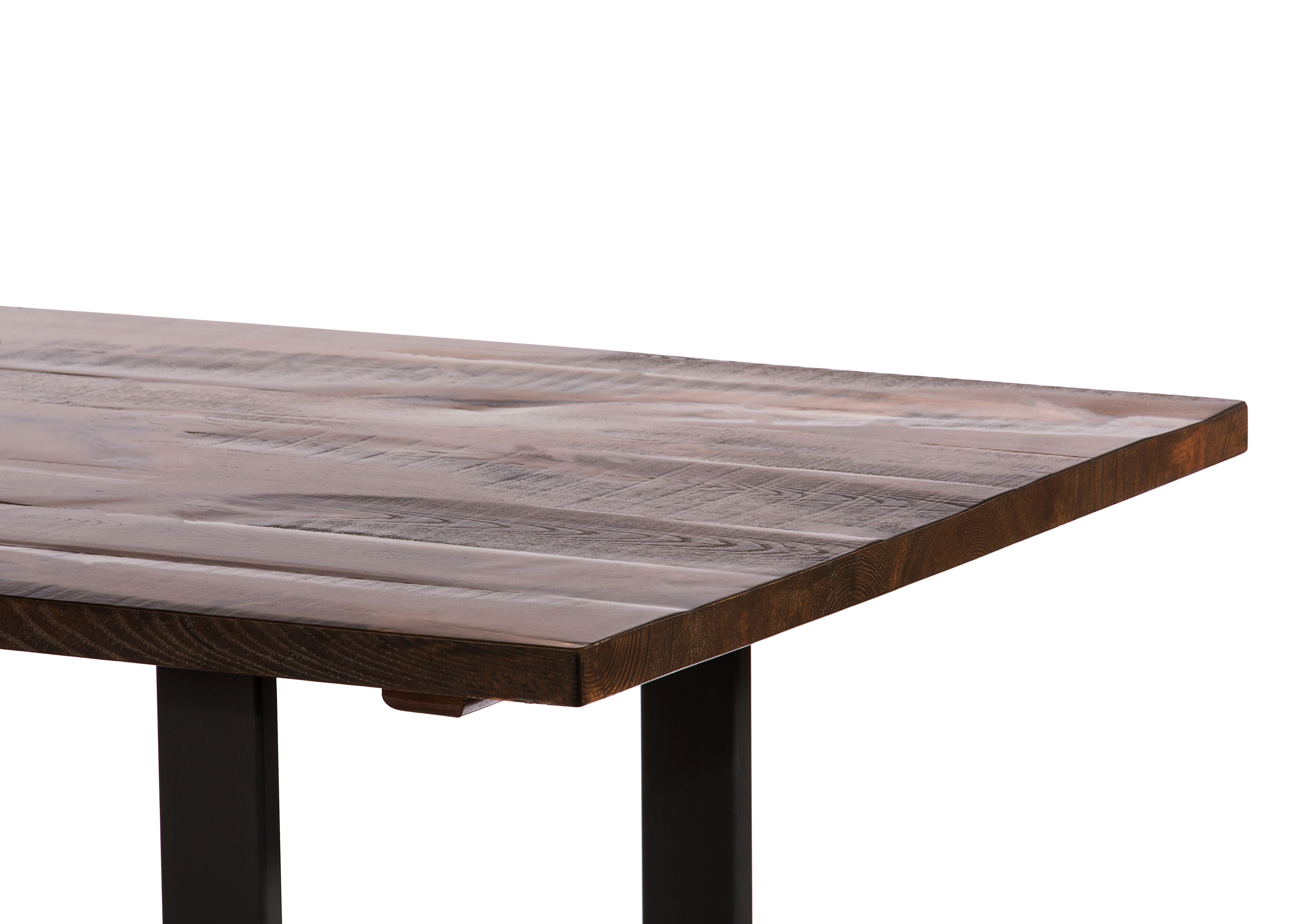 Buy Hand Crafted The Maddox Reclaimed Wood Dining Table Dark Walnut