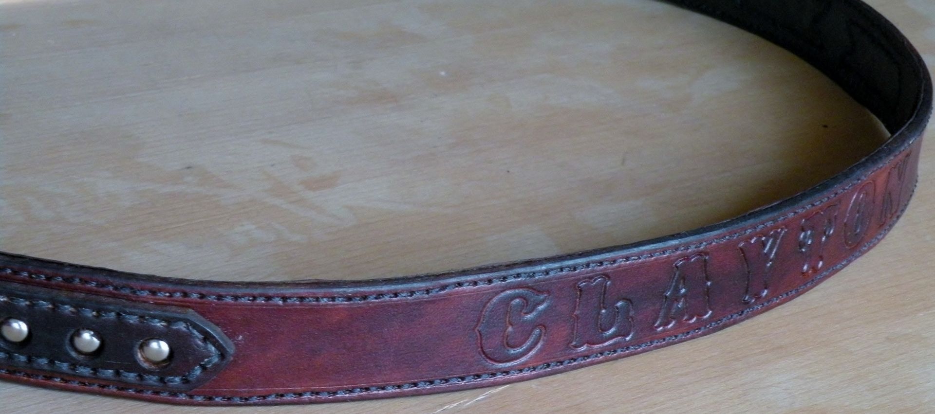 Handmade Custom Belt by Rics Leather | CustomMade.com