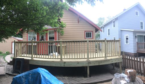 Custom Made Extension Of Existing Deck