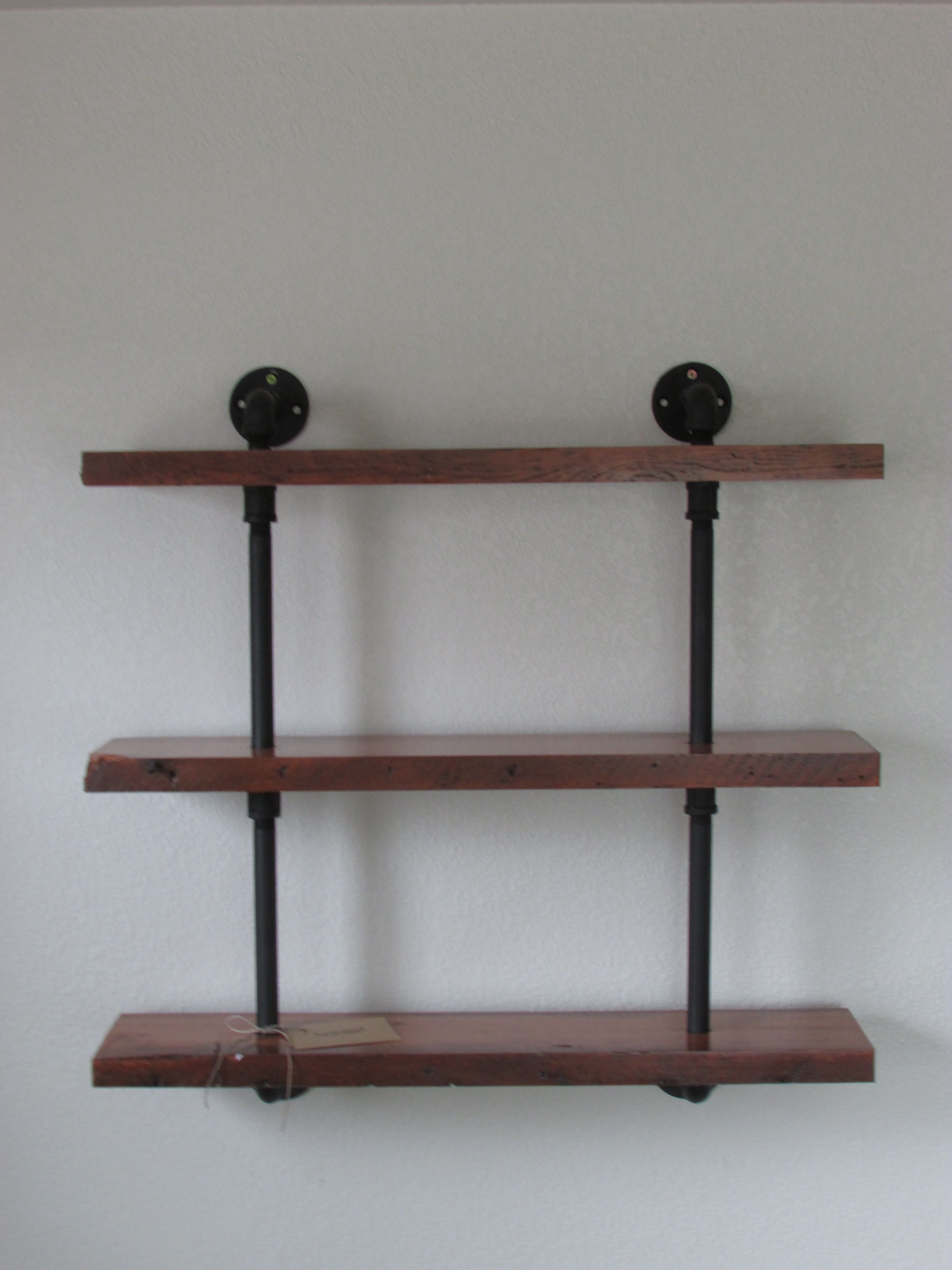 Hand Made Reclaimed Wood And Pipe Shelving Unit. By Connectedcreations 