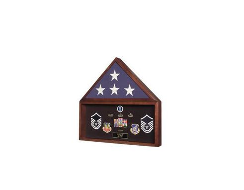 Custom Made Flag And Document Frame