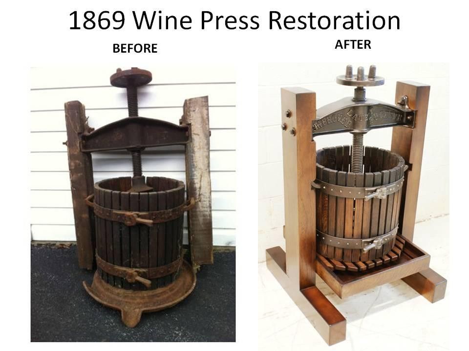 Hand Made Antique Wine Press Restoration/Reproduction by 