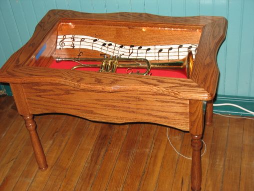 Custom Made Trumpet Coffee Table