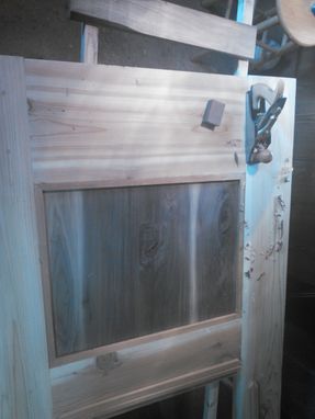Custom Made Cedar And Walnut Entry Door