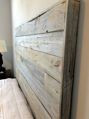 Custom Made Reclaimed Pine Headboard