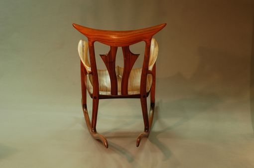 Custom Made Sapele Rocking Chair