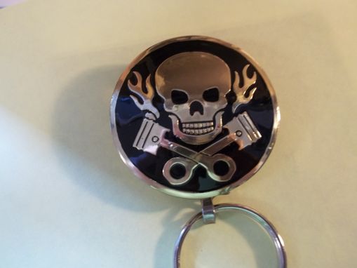 Custom Made Motorcycle Chrome Skull