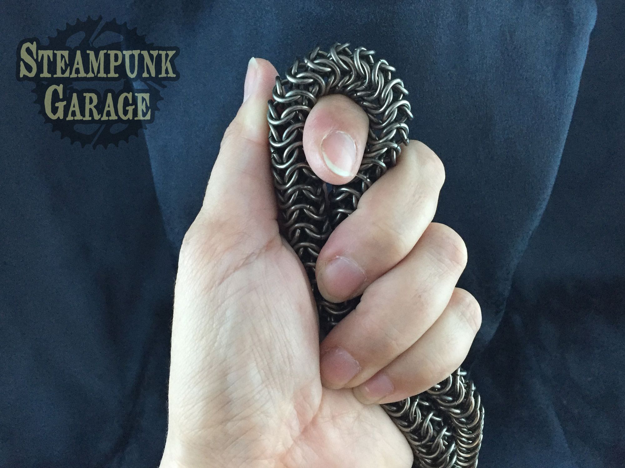 Custom Made Thick Wallet Chain Roundmaille Stainless Steel by