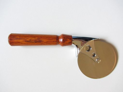 Custom Made Ultimate Pizza Cutter With Cocobolo Handle