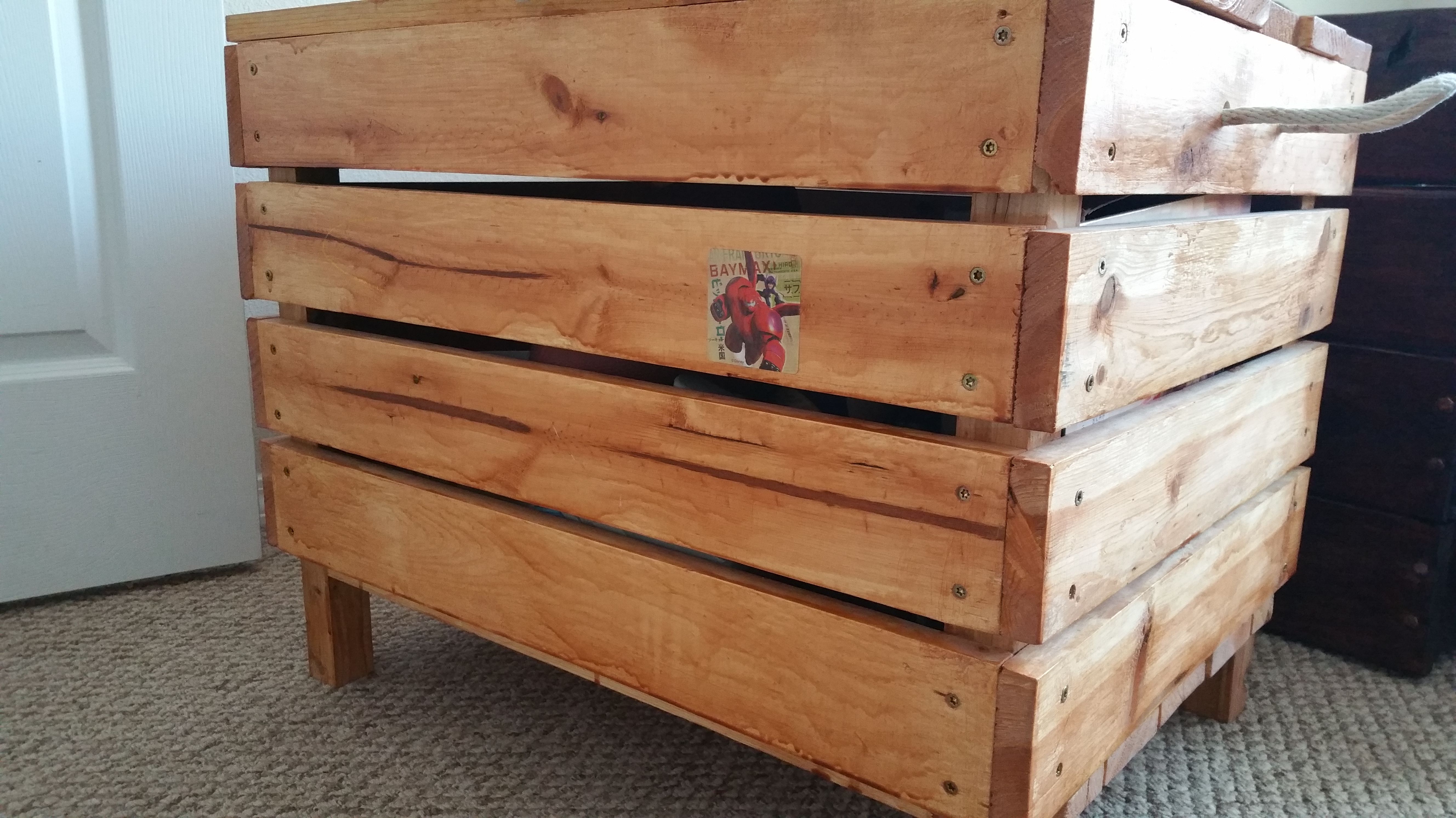 Custom Made Toy Chest by True Blue