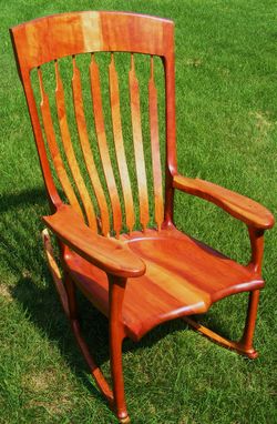 Custom Made Cherry Rocking Chair